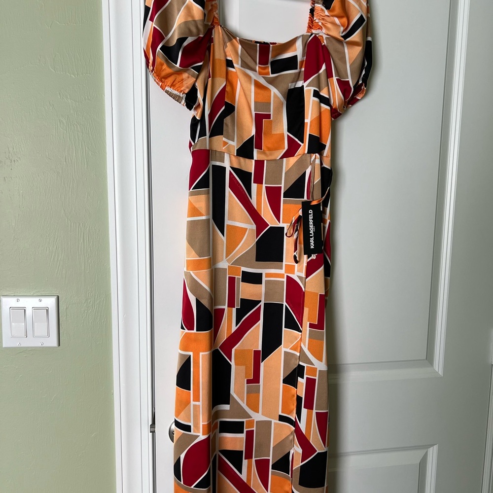 Geometric Multicolor Dress - Picture 2 of 2